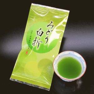 星野製茶園 オンラインショップ / 星の白折「抹茶入 みどり白折」100g袋入